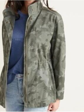 🆕 Old Navy Green Camo Utility Anorak Jacket